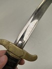Antique British  Persian Afghan Naval Dirk Dagger Short Sword W Leather Scabbard