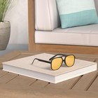 Polarized Classic Vintage Aviator Sunglasses For Men Women Retro 70s Large Frame