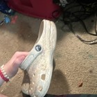 Crocs Classic Clog Slip-on Shoes White Rubber Comfort Logo Us 6 5