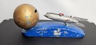 1950 s Strato Rocket Space Ship Duro Mold Mechanical Coin Bank Cast Metal