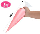 50 Pcs 16 Inch Disposable Piping Bags Large Pastry Icing Cake Decorating