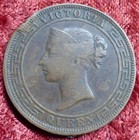 1890 Ceylon 5-cent Coin  Sri Lanka Queen Victoria Five-cents Coin  Km  93