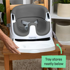Ingenuity Baby Base 2-in-1 Booster Feeding High Chair Self Storing Tray