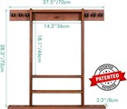Wall-mounted Pool Cue Rack For 6 Sticks   Ball Set - Billiard Room Accessory