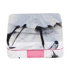 Portable Marble Surface Mirror Square Soaking Contact Lens Case
