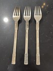 Wallace Aegean Weave Sterling Silver 8    Place Forks Set Of 3 No Monogram