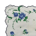 Something Blue Old Wedding Handkerchief Bride Cottage Core Granny Vintage