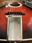        Vintage Sears Guitar Harmony Stella Usa 60s Atomic Logo New Strings   Case