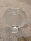 Vintage Mikasa Crystal Glass Oval Ribbed Picture Frame Holds 4 5x3in Photo Japan