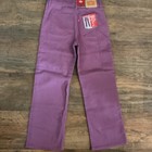 Levi s Girls Wide Leg Stretch Denim Jeans Size 8 Grape Nectar Adjustable Waist