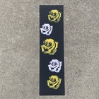 Jessup Skateboard Griptape Yellow Roses White Black 9  X 33  Sheet Grip Tape Usa