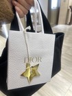 Lot Of 28 Authentic Christian Dior Metal Star Gold Pendant Key Chain Key Charm