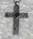 Nano Bible Cross Necklace  925 Silver  Cross Pendant  Christian Gift