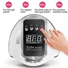 168w Uv Led Nail Lamp Fast Curing Gel Polish Dryer Lcd Auto Sensor Pro