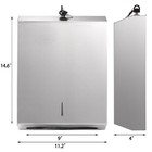 Paper Towel Dispenser Wall Mount Commercial Stainless Steel Hand Towel Dispen   