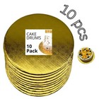 12  Gold Cake Drums 1 4  Thickness  10 Pcs 