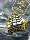 Cutty Sark Blended Scotch Whisky Lapel Pin Tie Tack Enamel Metal New Nip Nos