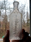 Taylorville ill Dr s b herdman Early 1900 Pharmacy Medicine Bottle