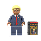 New - Donald J Trump - Usa President -  Custom Printed Minifig - Art Of The Deal