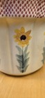 Vtg Royal Haeger Usa 2004 Sunflower Scalloped Ceramic Planter Pot - Country 