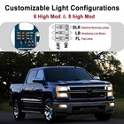 Lights Module 6 High Mod     8 High Compatible With 2003-2007 Clear 