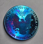 2019-w American Silver Eagle One Ounce Reverse Proof Coin With Ogp Coa - Toned