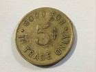 Monterey  California  Half Way House Saloon Listed Trade Token
