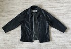 Wilsons Men s Black Jacket Full Zip Point Collar Short Regular Fit M