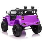 Leadzm Electric Double Drive Toys Gift Kid Child Ride On Car Jeep Remote 3 Speed