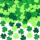  300-piece St  Patrick s Day Shamrock Felt Shapes  3 5 Cm  3 Colors  With Green