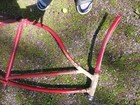 Schwinn Dx Straight Bar Frame Set 26  1950 Bf Goodrich  Ballon Tire Vintage 