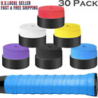 30 Pcs Tennis Racket Grip Tape  Overgrip Tennis Racket Grip Tape Durable 6 Color