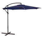 10ft Cantilever Patio Umbrella Outdoor Pool Offset Hanging Market Umbrella Navy