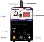 Hf Tig Arc Igbt Welding Machine 200amp 110v Tig Welder Inverter Display