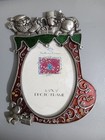 Lot Of 4 Small Bejeweled Sunflower Designs Christmas Photo Frames Various  Sizes