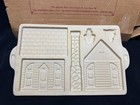 Pampered Chef  school House Gingerbread  Stoneware Vtg 1992