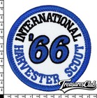 1966 International Harvester Scout Embroidered Patch Ivory roya Iron-on Sew-on