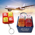 Pilot   Crew Alert Keychain Egpws Warning Sound Simulator Bright Led Light 2025