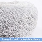 Plush Dog Cat Bed Calming Pet Sofa Cushion Machine Washable Sleeping Kennel