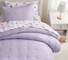 Pottery Barn Kids 2 Pc Set Day Dreamer Twin Comforter   1 Sham   Lavender
