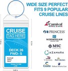 3 6 Pack Cruise Luggage Tag Holders For Carnival Ncl Princess Msc Cruise Ships