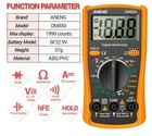 Professional Digital Multimeter Voltmeter Ohmmeter Ammeter Multi Tester Tool Usa