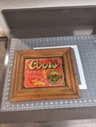 Vintage Adolph Coors Beer Sign Framed Bar Collectible Bar Decor 15   x12   