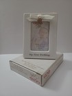 My First Birthday Gund Gifts Porcelain Mini Frame Collection 2 x3  Picture New