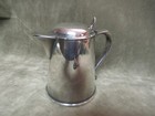1930 s Fs Co Silver Plate Handled Syrup Pitcher With Flip Top Lid cover
