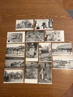 14 Rare 1920 s - 1930 s African Unposted Ethnic Postcards Angola Africa