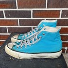 Vintage Converse Chuck Taylor High Top Size 9 70s 80s Made In Usa Blue Teal