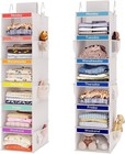 Weekly Kids Clothes Organizer 2 Pack 6-shelf Hanging Storage