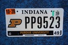 2016 Indiana Purdue University License Plate