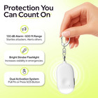 Rechargeable Personal Alarm Keychain - 130db Siren  Led Light - 3pack Personal S